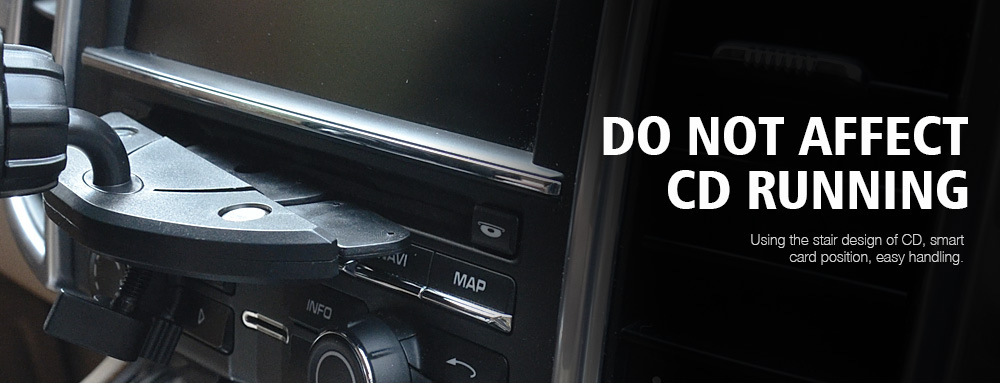 Car mobile phone holder CD port car bracket car mobile phone holder car air outlet navigation mobile phone holder