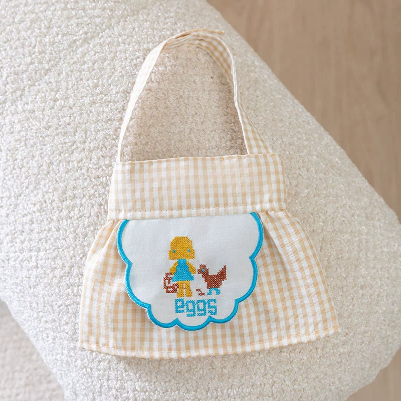 Летняя юбка-слинг с вышивкой в шахматную клетку для маленьких и средних собак, домашняя Повседневная дышащая одежда для кошек