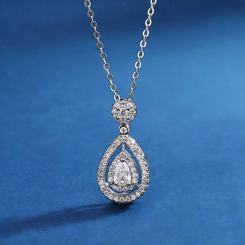 Collier goutte d'eau X13 [avec chaîne]