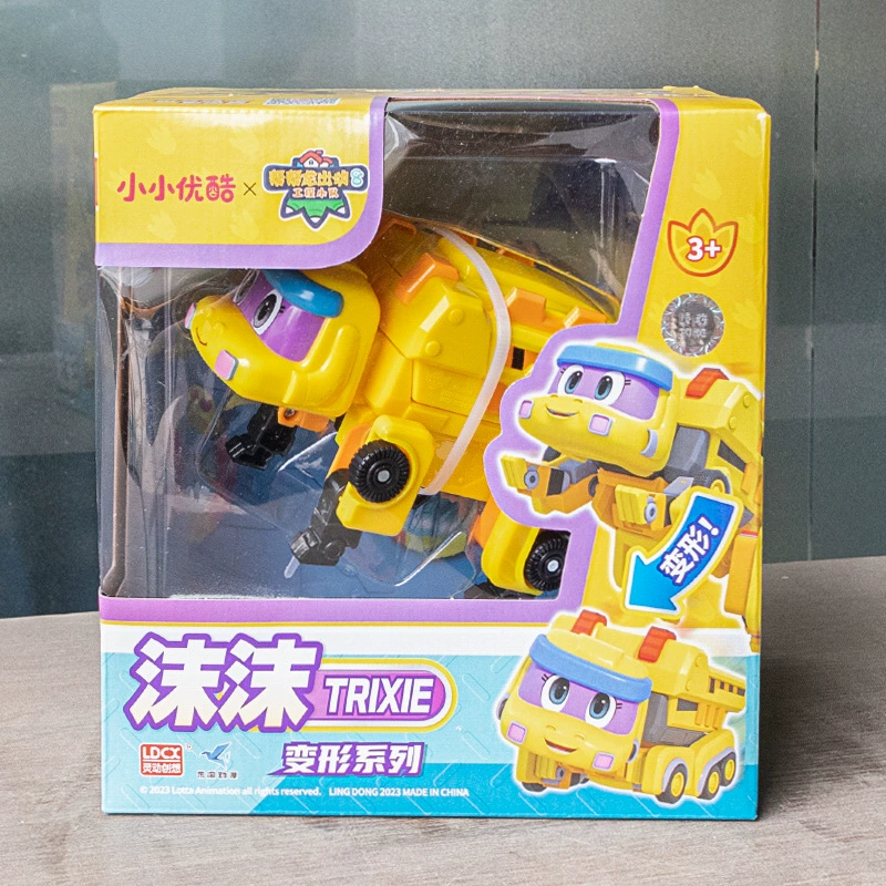 Transforming robot & dinosaur toy set, mini and large models, multi‑color single pieces and packs