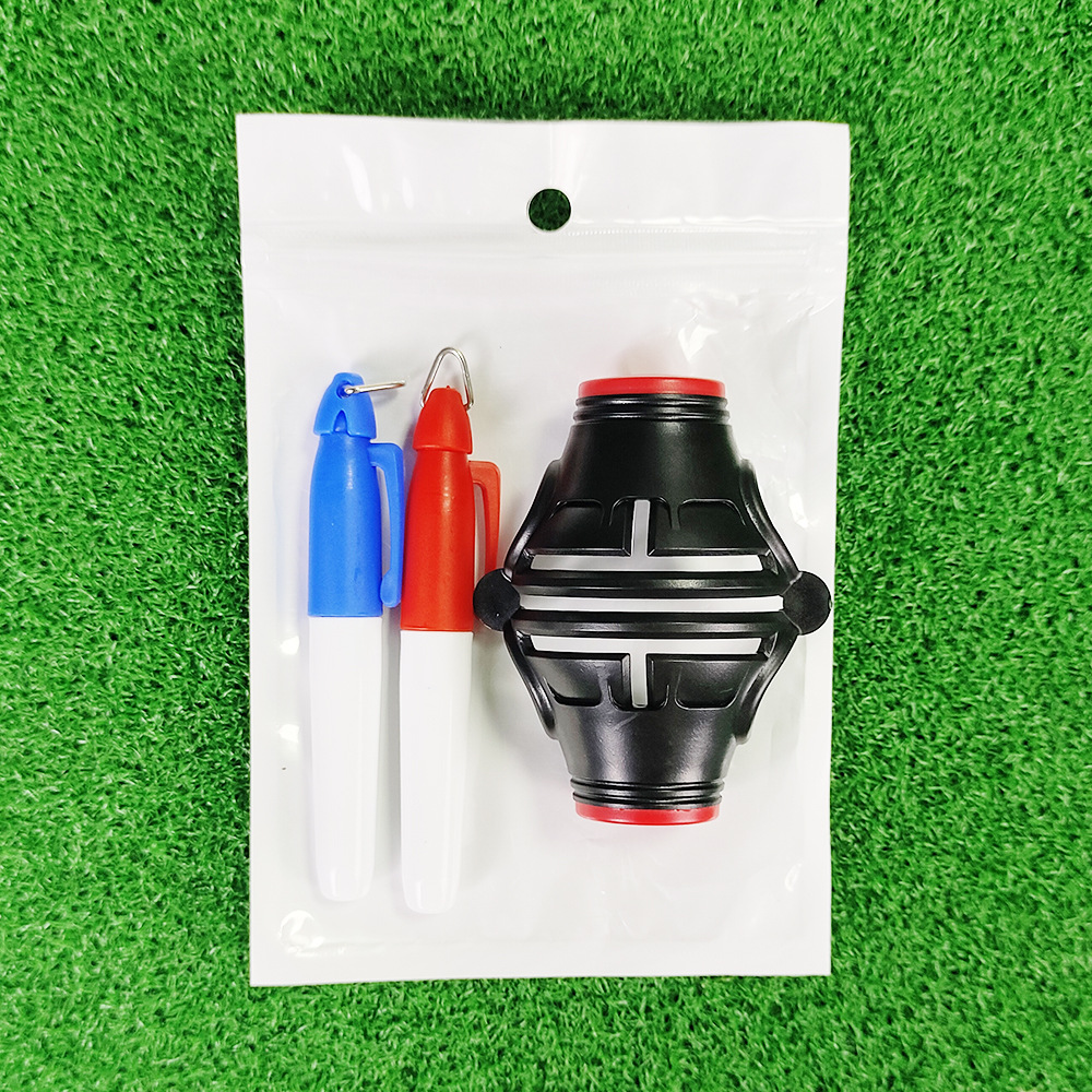 Pelota de golf Scriber anillo herramienta de trazado pintor rotatorio 360 ° dibujo traje pluma