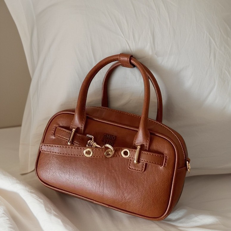 NANFENG CHIO2ND YORK 블록 베개 가방 여성 사무원 잡화 작은 핸드백 손 어깨 크로스 바디 백