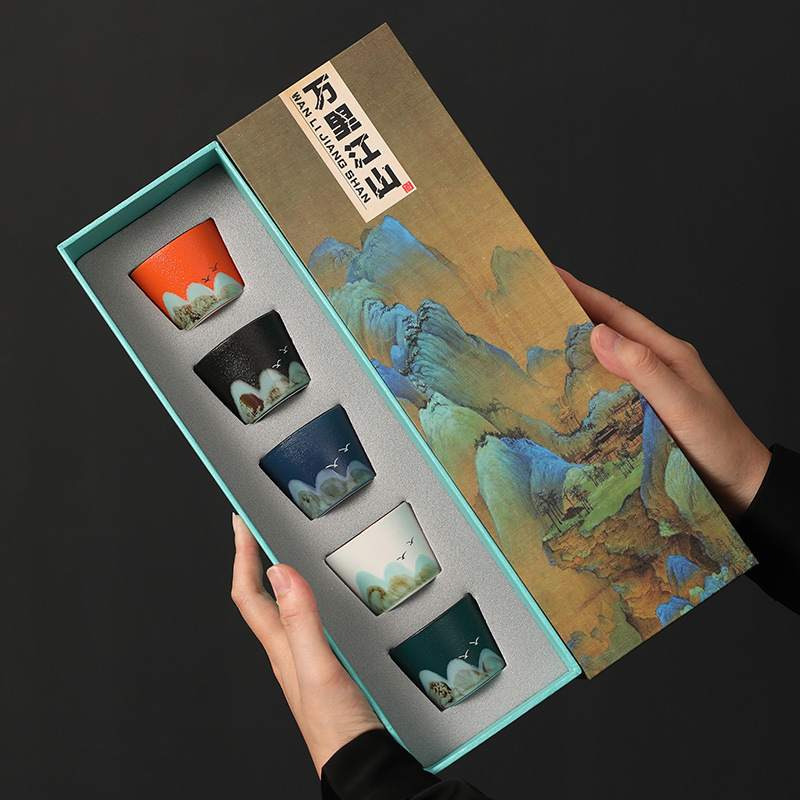 Company Anniversary Festival Custom LOGO Practical Supreme Gift Box High -end Business Gifts Send customer employees