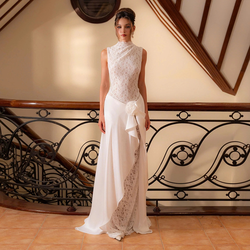 In stock | Yunnan Travel Dress Floral Long Dress Lace Dress European and American Women's Evening Dress Sleeveless Long Dress In stock | Yunnan Travel Dress Floral Long Dress Lace Dress European and American Women's Evening Dress Sleeveless Long Dress