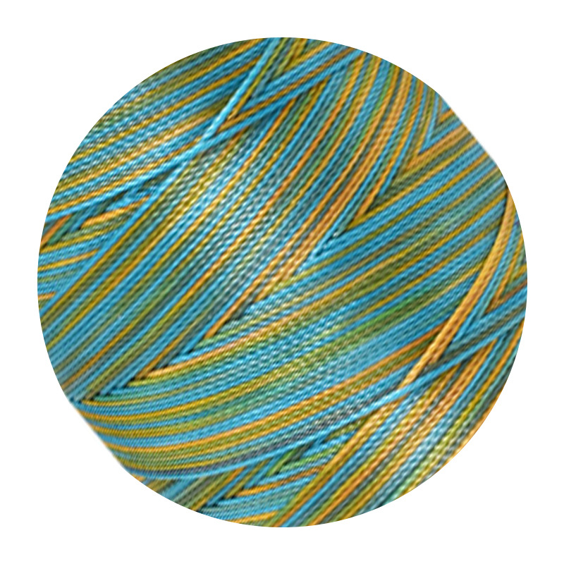 Nuevo 9 hebras de 0,5 mm línea de tejido pulsera collar di di dragón cuerda de mano cuerda de color gradiente cuerda de hilo de texto