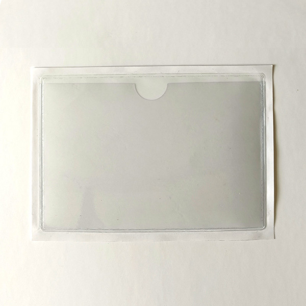 Processing of self-adhesive label bags