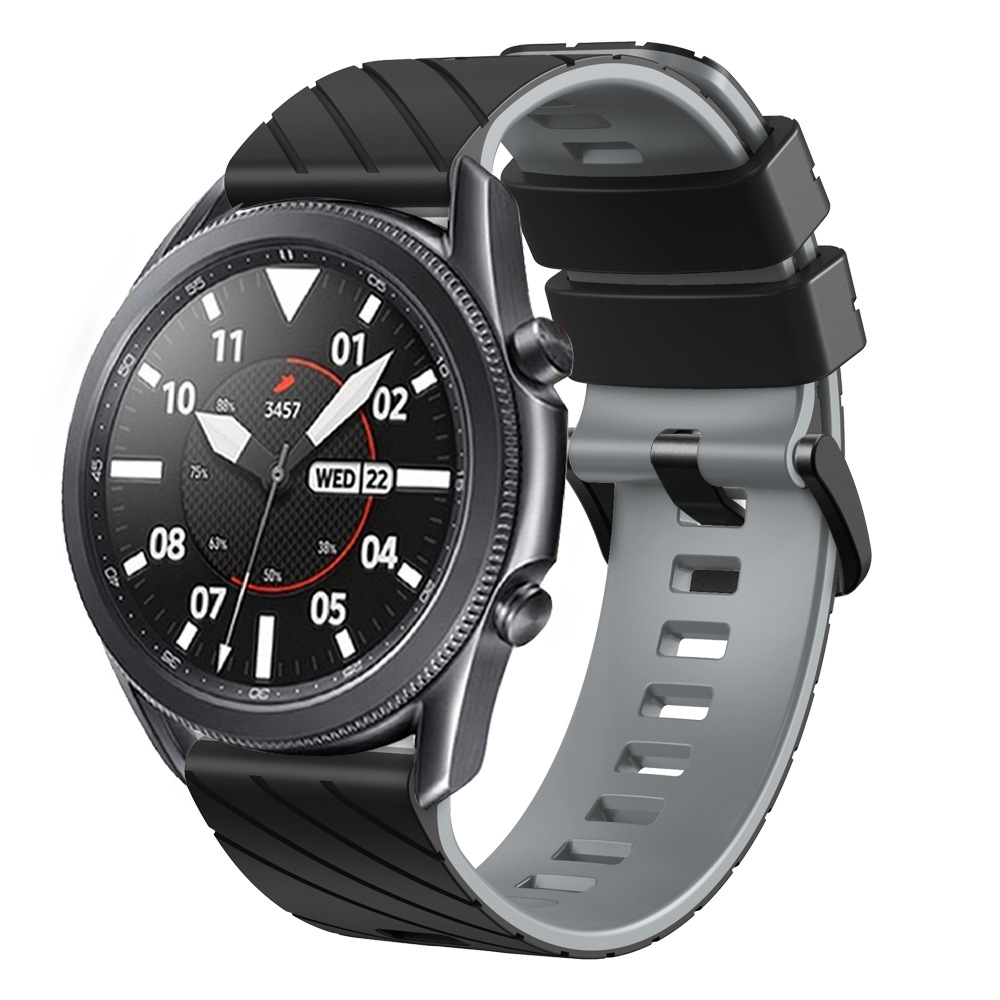 Suitable for suunto9peak silicone watch strap, 22mm twill dual-color wristband, Suunto9 Peak undefined