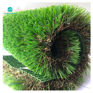 Export 5cm high-density courtyard simulation four-color landscape grass Villa yard balcony roof anti-aging turf