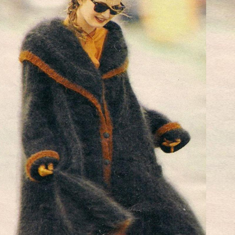 独立站速卖通ebay亚马逊欧美外贸双面毛绒中长款连帽外套女装|ms