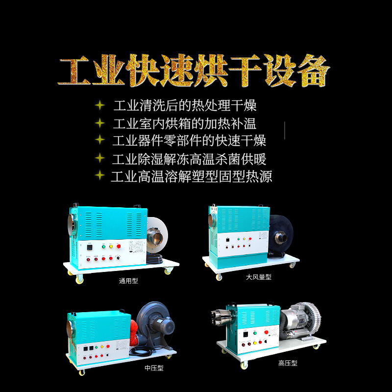 厂家直销 中压工业热风机设备配套快速干燥热风机