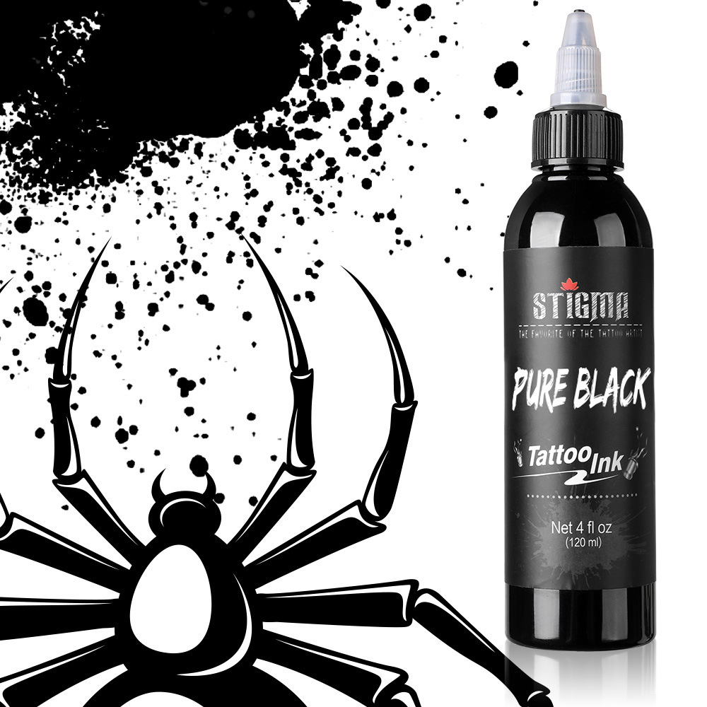 Tinta de tatuaje de bordado de dragón REACH certificación de la UE Tinta de tatuaje profesional 120ml Tinta de tatuaje