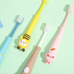 新款創意牙刷兒童專用軟毛批發2-10歲幼兒牙刷卡通可愛萬根毛牙刷
