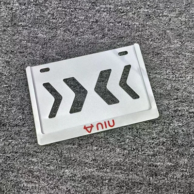 Nömrə qabı: Frame, License Plate Holder - mopai-magnesium-aluminum-alloy-anti-bending-frosted-silver-calf-not-suitable-for-nqi-n-piay-can-be-used-on-other-models