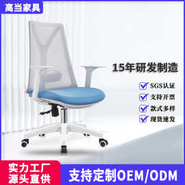 人体工学网布电脑椅 时尚现代透气网布椅可升降旋转办公椅办公室