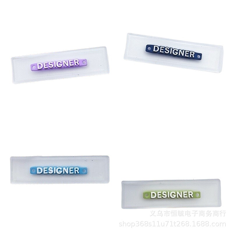 Pvc Plastic Labels for Clothing Patch Repair, DIY down Jacket Decoration, Rubber Labels, Soft Rubber, Ready-To-Ship Processing