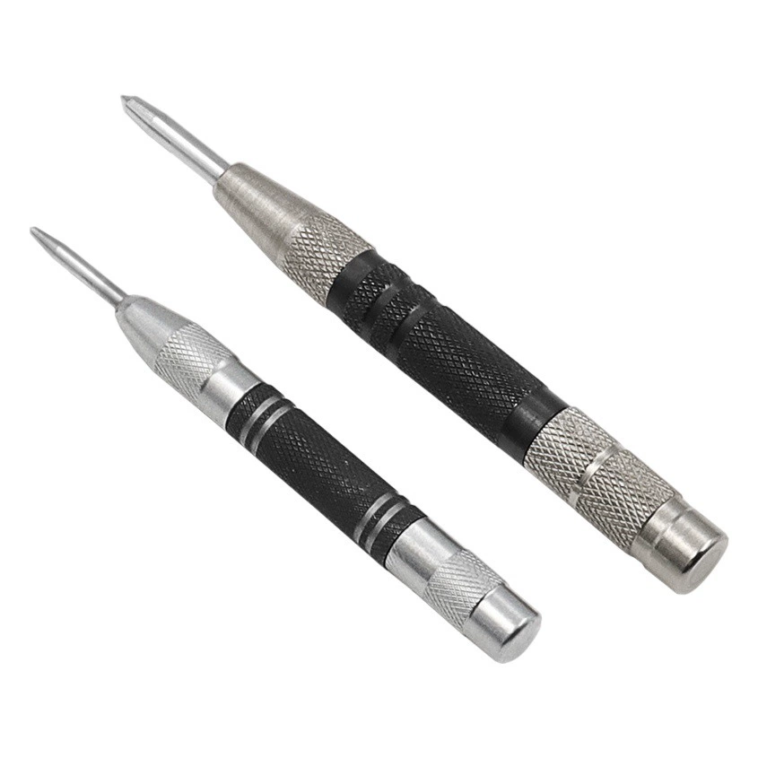 Автоматический центральный перфоратор локатор стеклоочиститель автоматический пробойник 128 мм/155 мм деревообрабатывающий пуансон серебристо-черный Центральный пуансон