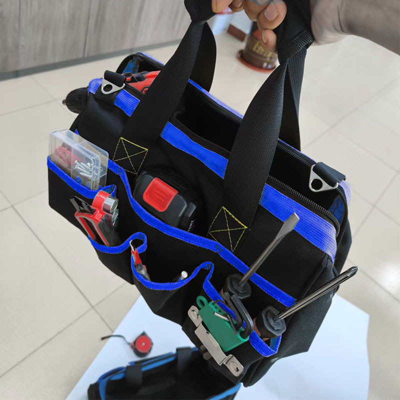 하드웨어 휴대용 도구 가방 블루