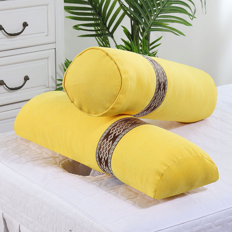 Cba+ Foot Bath Center Pillow Sofa Long Pillow Cylindrical Lumbar Support Cushion Candy Pillow Foot Rest Foot Pillow Beauty