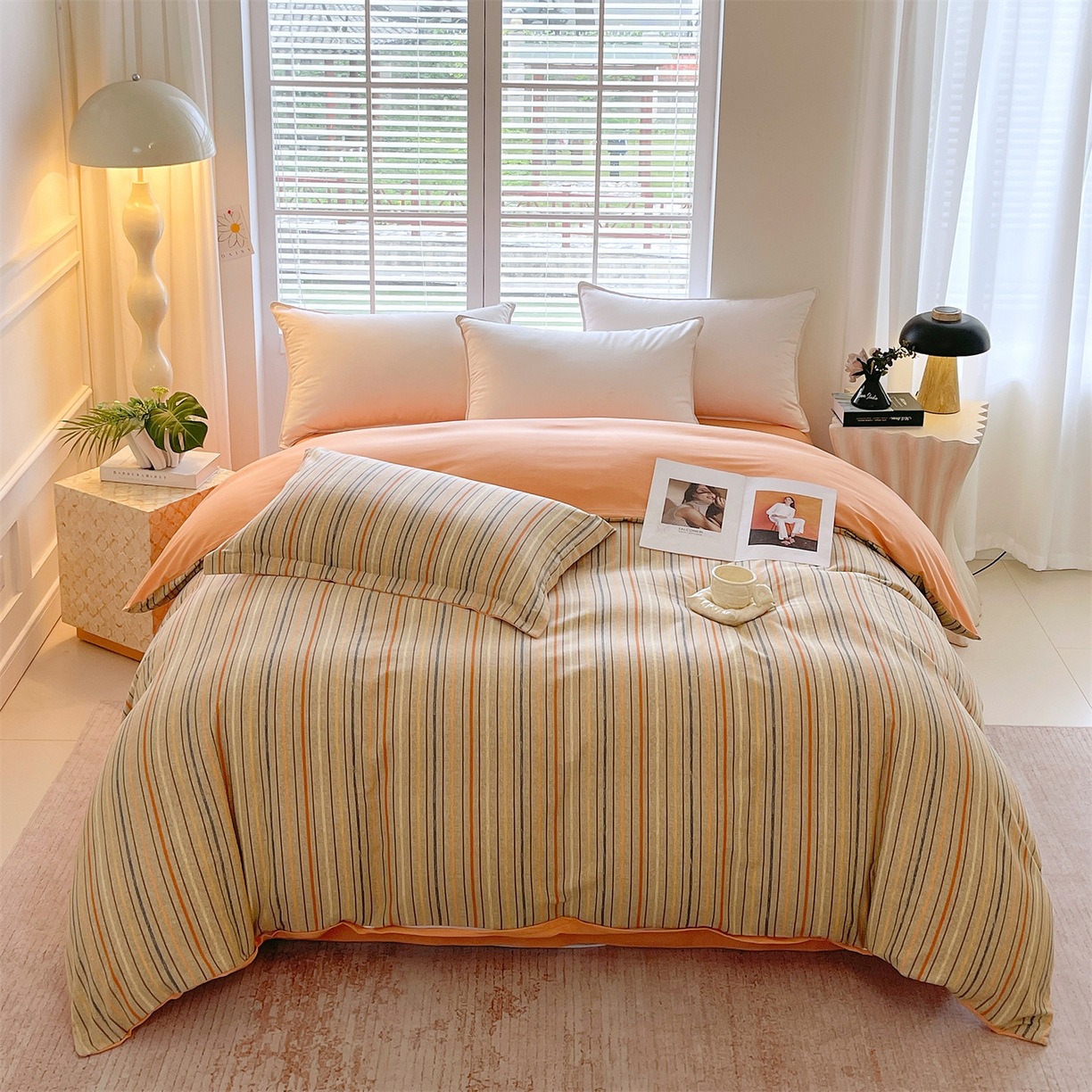 Nueva cubierta de edredón de estilo chino una sola pieza para comprar una sola pieza más gruesa de lana molida otoño invierno calor al por mayor cubierta de edredón de algodón una sola pieza