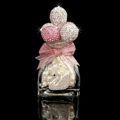 Car ornaments, diamond perfume bottle ornaments cushion