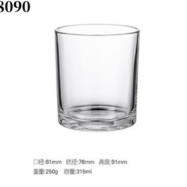 厂家批发蜡烛杯透明玻璃容器香薰空杯卧室浪漫烛台摆件玻璃杯|undefined