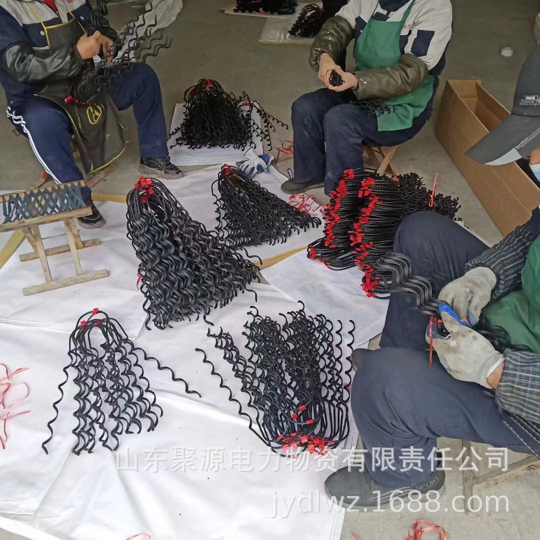 预成型是预绞式绑线  浸塑磨砂绑线 流平耐张 出口耐张预绞丝