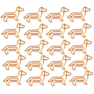 Cross-border new 20pc cute puppy animal paper clip