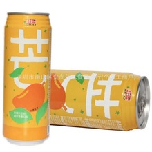 批发 台湾制造进口红牌RICO水果味饮料芒果汁饮品490ml 24罐一箱