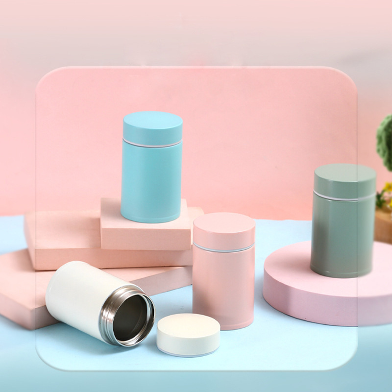 9oz自定义标志食品杯 午餐盒食品保温瓶宽口真空绝缘罐办公室露营