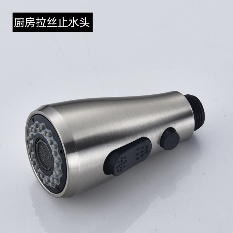 Cocina de dibujo de alambre doble cabeza de agua con parada de agua