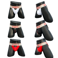 Temu's New Holey D-Tube Cotton Breathable Push-Up Pouch Sexy Low-Waist T-String Men's Underwear BS846