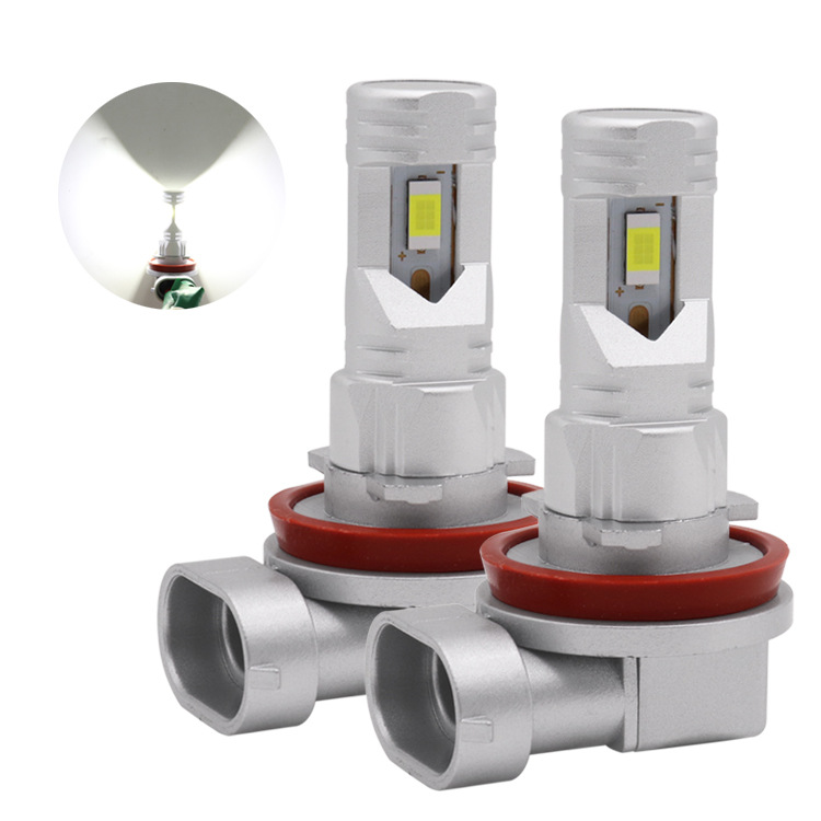 外贸热销汽车雾灯改装9005 9006 h8 h11 h7前雾灯led日行灯高亮