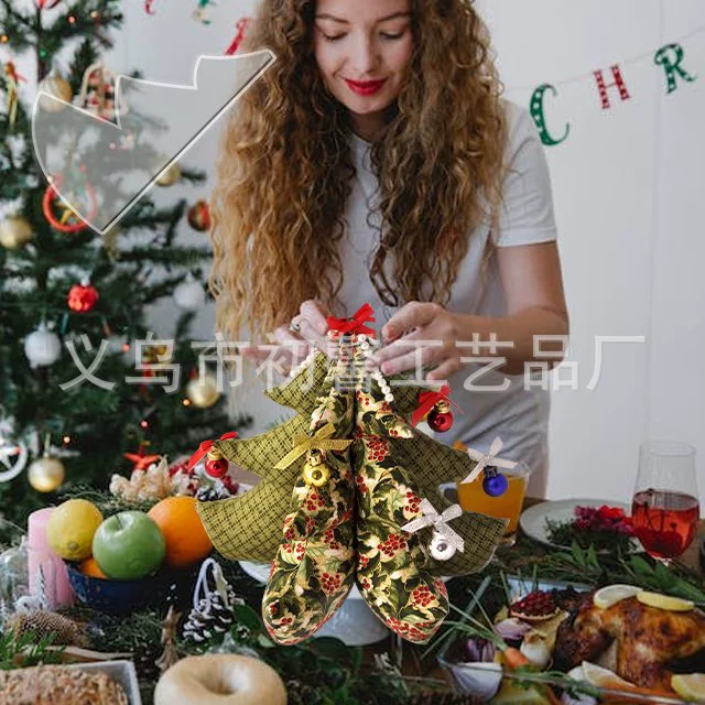 Spot Fabric Christmas Tree Sewing Template fabric Christmas tree sewing template