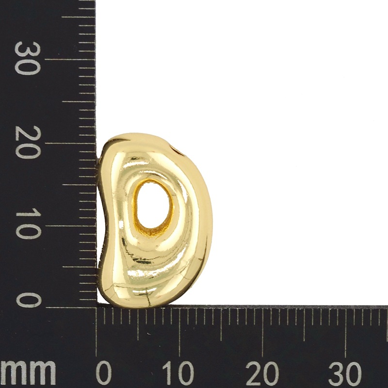 Copper Plating Letter Pendant Necklace display picture 1