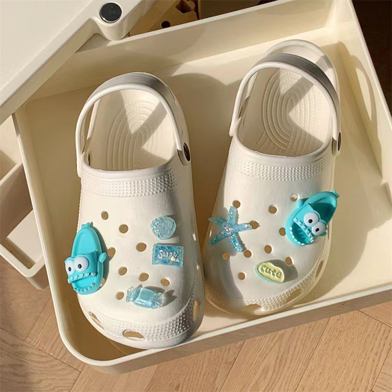 Hoyo Hoyo accesorios de zapatos lindos dibujos animados DIY botones de zapatos floral botones de zapatos accesorios botones de botones accesorios botones de PVC botones de zapatos