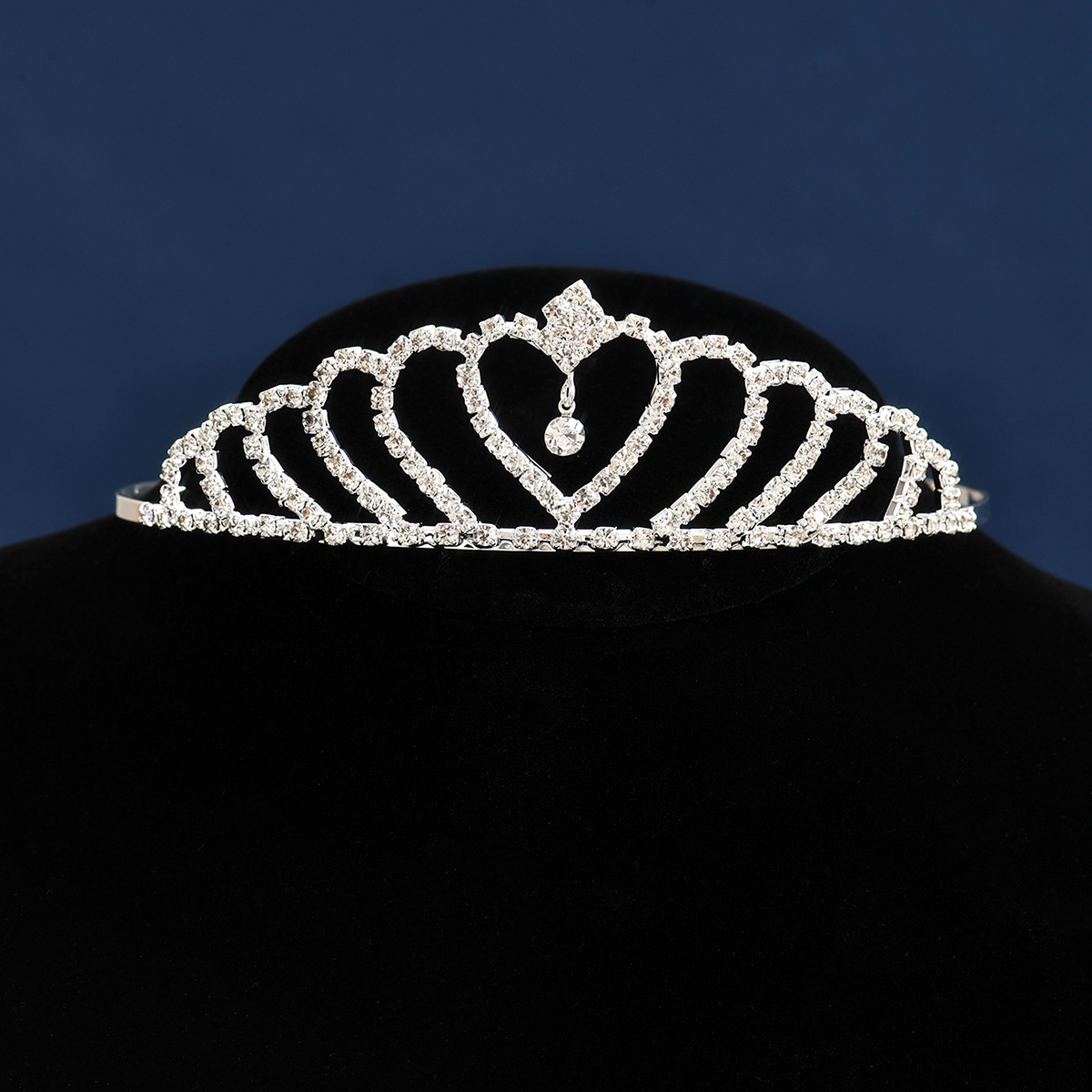 Clásico amor coronada princesa diamante joyas para el cabello joyas para el cabello damas joyas de boda joyas para el cabello