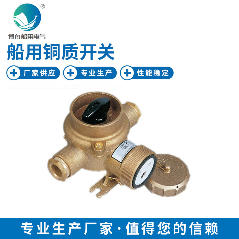 CZKH201 船用铜质带开关插座 船用电气接插件船用插座