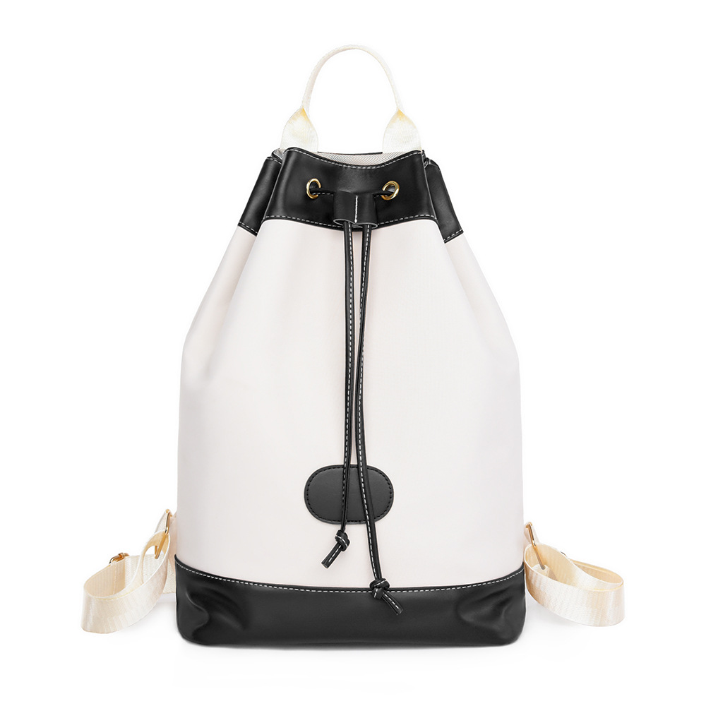 Mochila de tela Oxford para mujer 2024 verano nueva moda en contraste mochila escolar de viaje ligero al por mayor