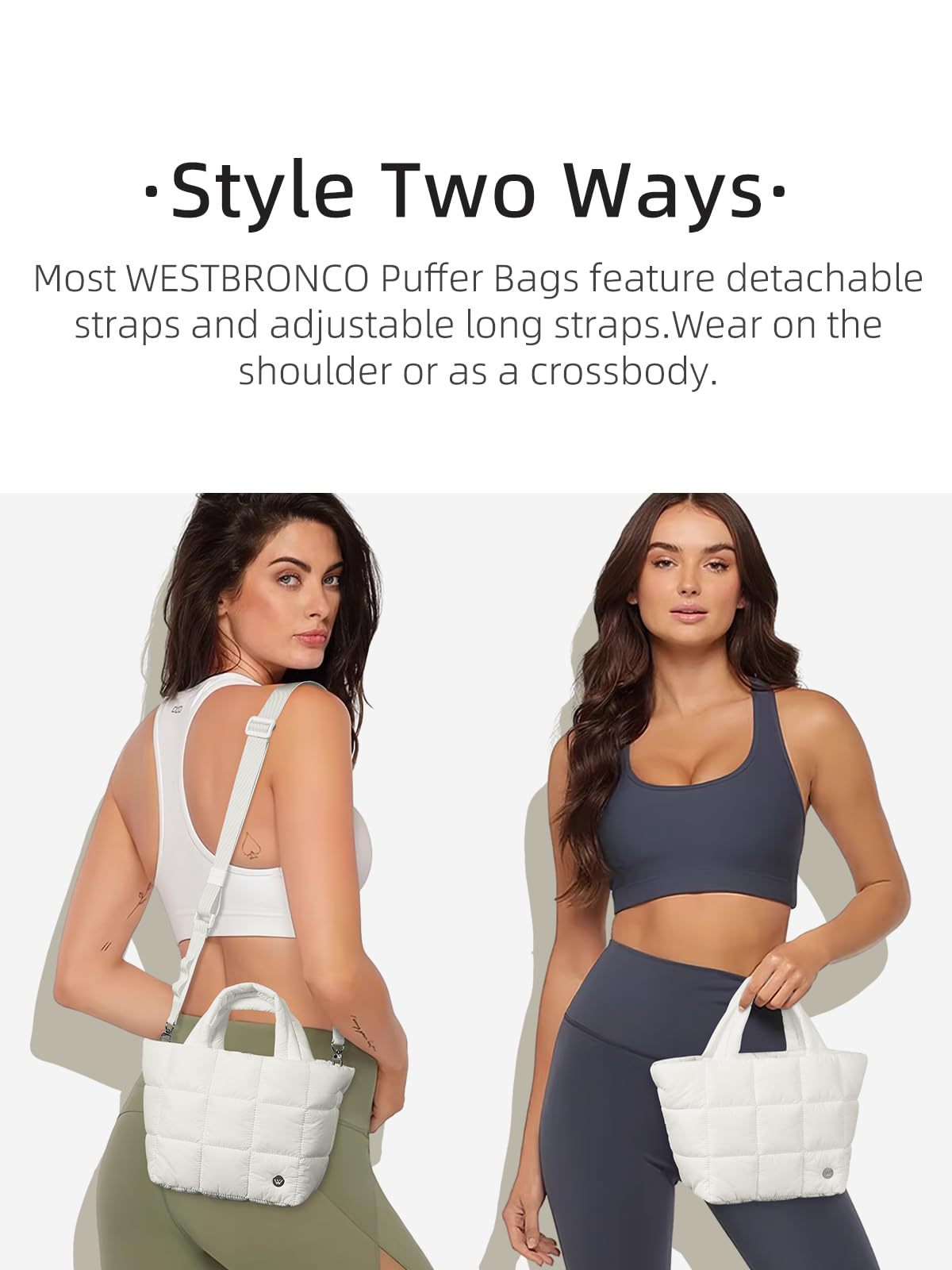 Borsa a tracolla trapuntata da donna per viaggi e sport_voghion.com