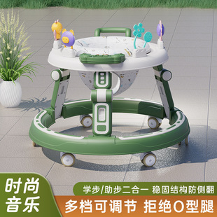 Cross-Border Export Baby Walker, Anti-Type Legs, Anti-Rollover, Multi-Functional, Foldable, Height-Adjustable, with Music