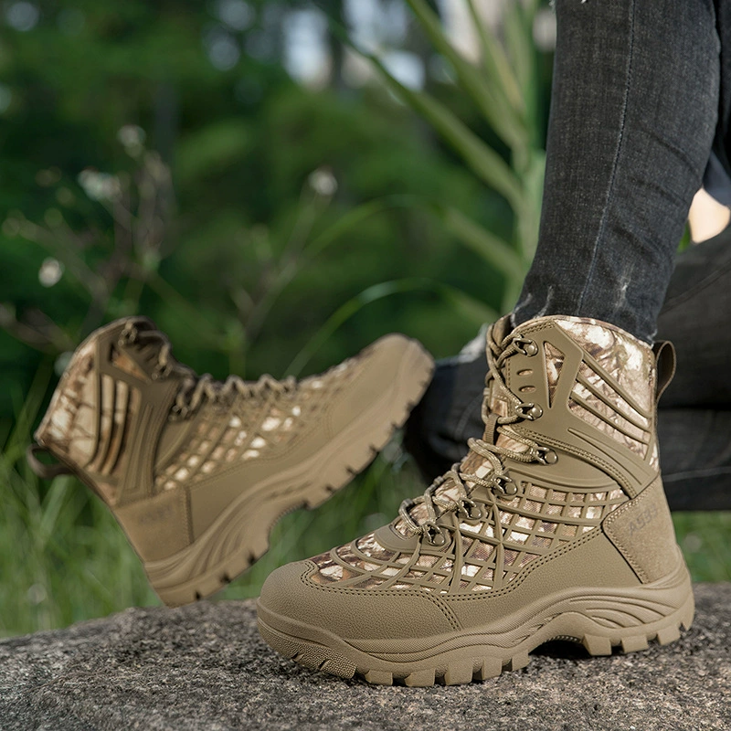 Водонепроницаемые военные ботинки, производитель, тактические ботинки, дышащие высокие ботинки, уличная мужская обувь, пустынные ботинки, армейские ботинки, походная обувь, ботинки