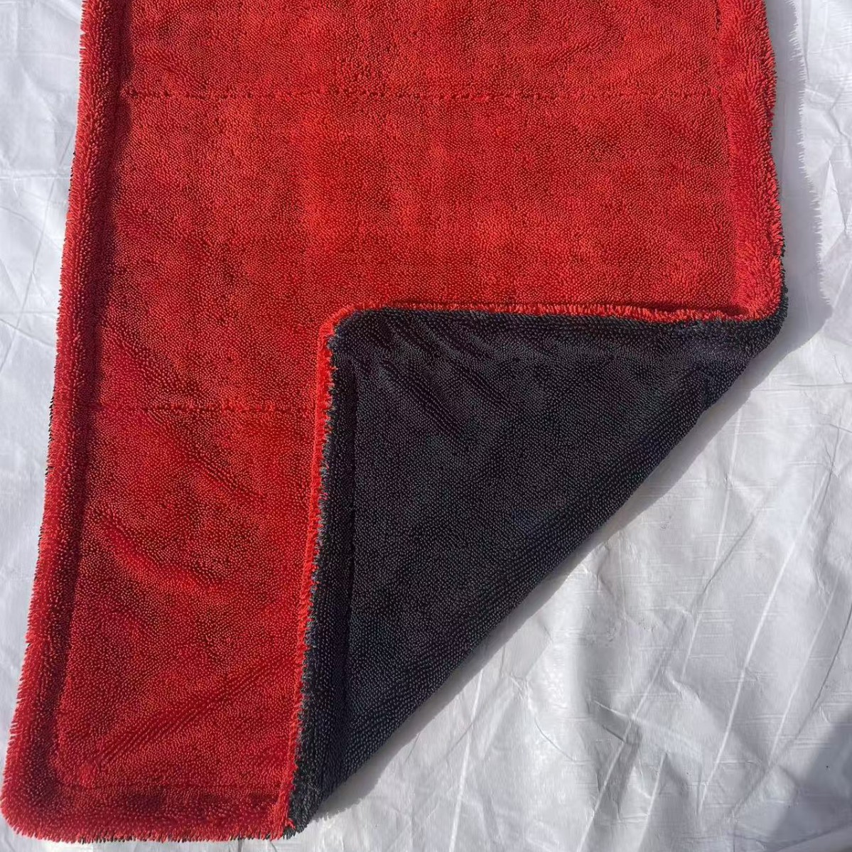 Color engrosado trenzas pequeñas torcidas toallas de limpieza de automóviles super absorción de agua sin cabello sin marcas de toallas de limpieza de automóviles