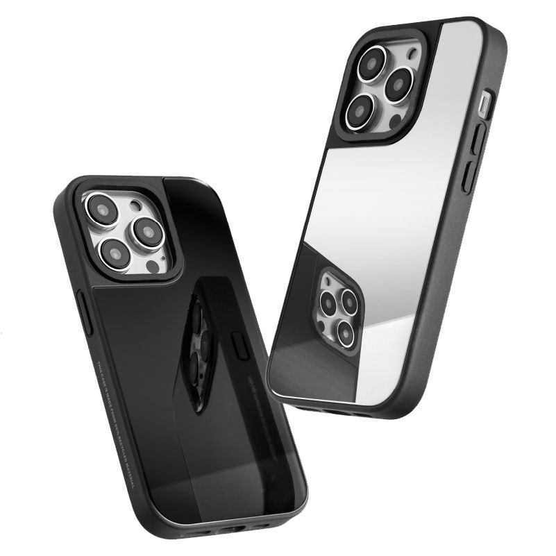 High-quality Mirror 17 Pro Case Happy Girls, Suitable For IPhone 16, Simple Drawing 15, Creative C-style_voghion.com