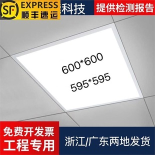 Lei Shiji Ultra-Thin Integrated Ceiling Panel Light 600X600Led Embedded Gypsum Board Mineral Wool Board Aluminum Gusset Board
