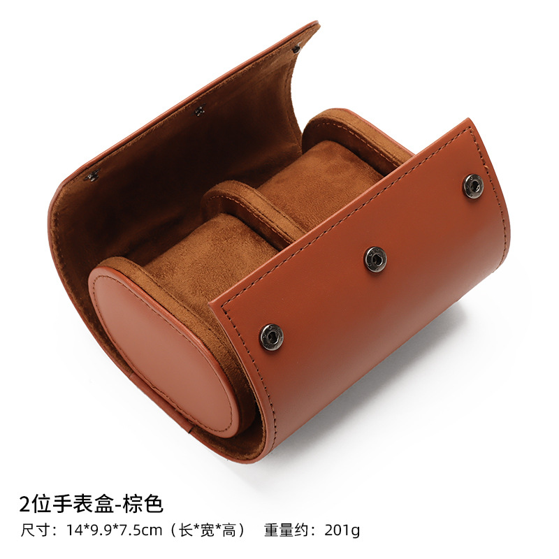 다크 브라운 2 비트 시계 상자