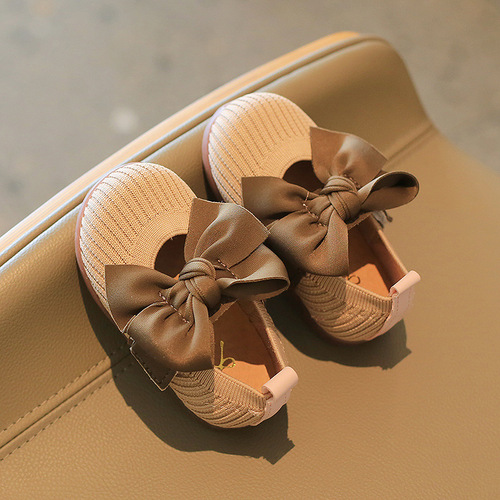 One piece drop shipping for baby girls and children's shoes  children's shoes toddler shoes for girls Korean style soft sole single shoes princess shoes