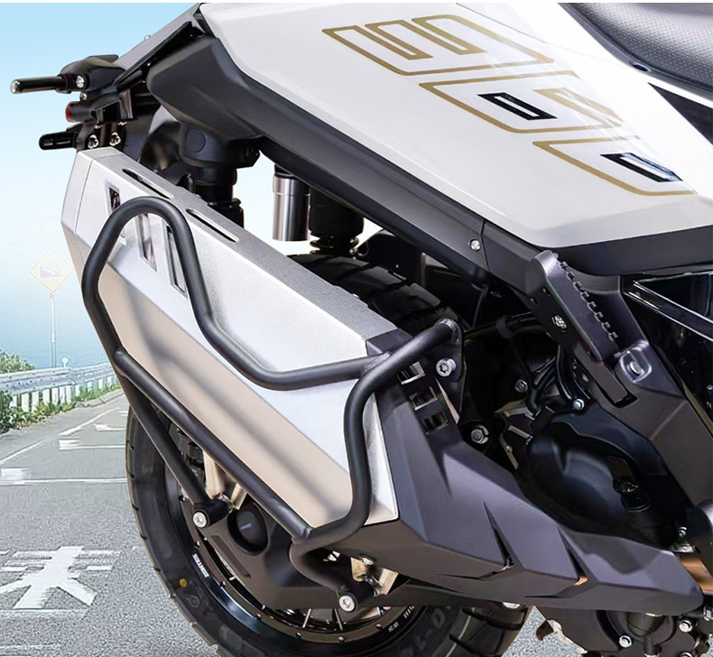 Suitable for Shengshi 368G exhaust bar exhaust cover anti-fall anti-scald motorcycle scooter exhaust bar modification accessories