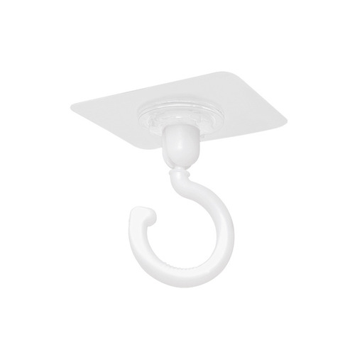 Ceiling-mounted rotating hook, powerful adhesive hook, household multi-functional adhesive hook, kitchen and bathroom wall key hook, back door coat hook