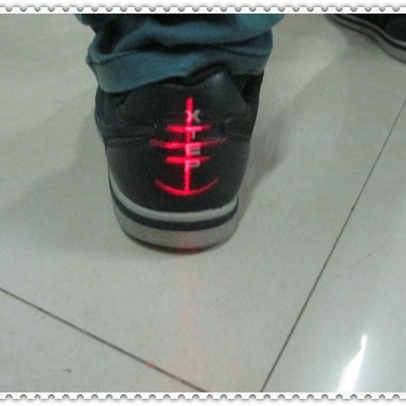 650nm100mw红光三横一竖激光镭射灯鞋机设备用红外线丰字形定位灯