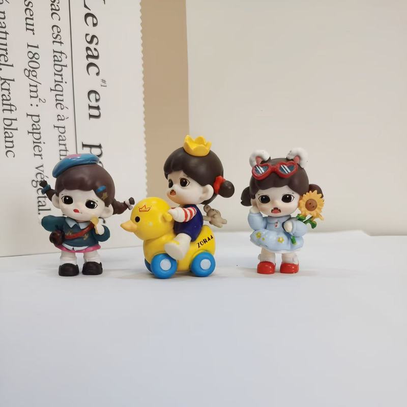 泡泡玛特盲盒改娃萌粒Zoraa妹妹系列手办潮玩摆件diy手机链挂件|undefined